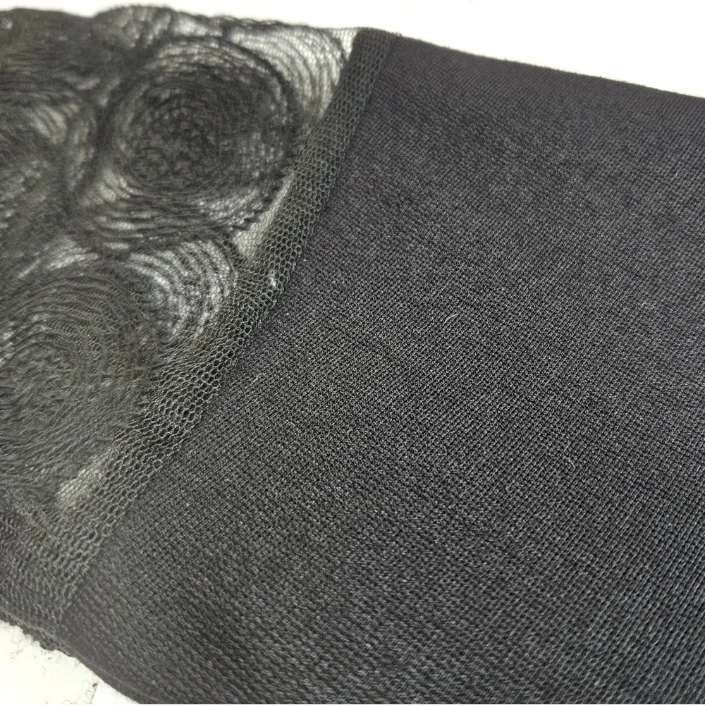 ATELIER CAMILLE Anthropologie Cardigan Viscose Lace Cuffs Women’s Size 0 France - Picture 8 of 14